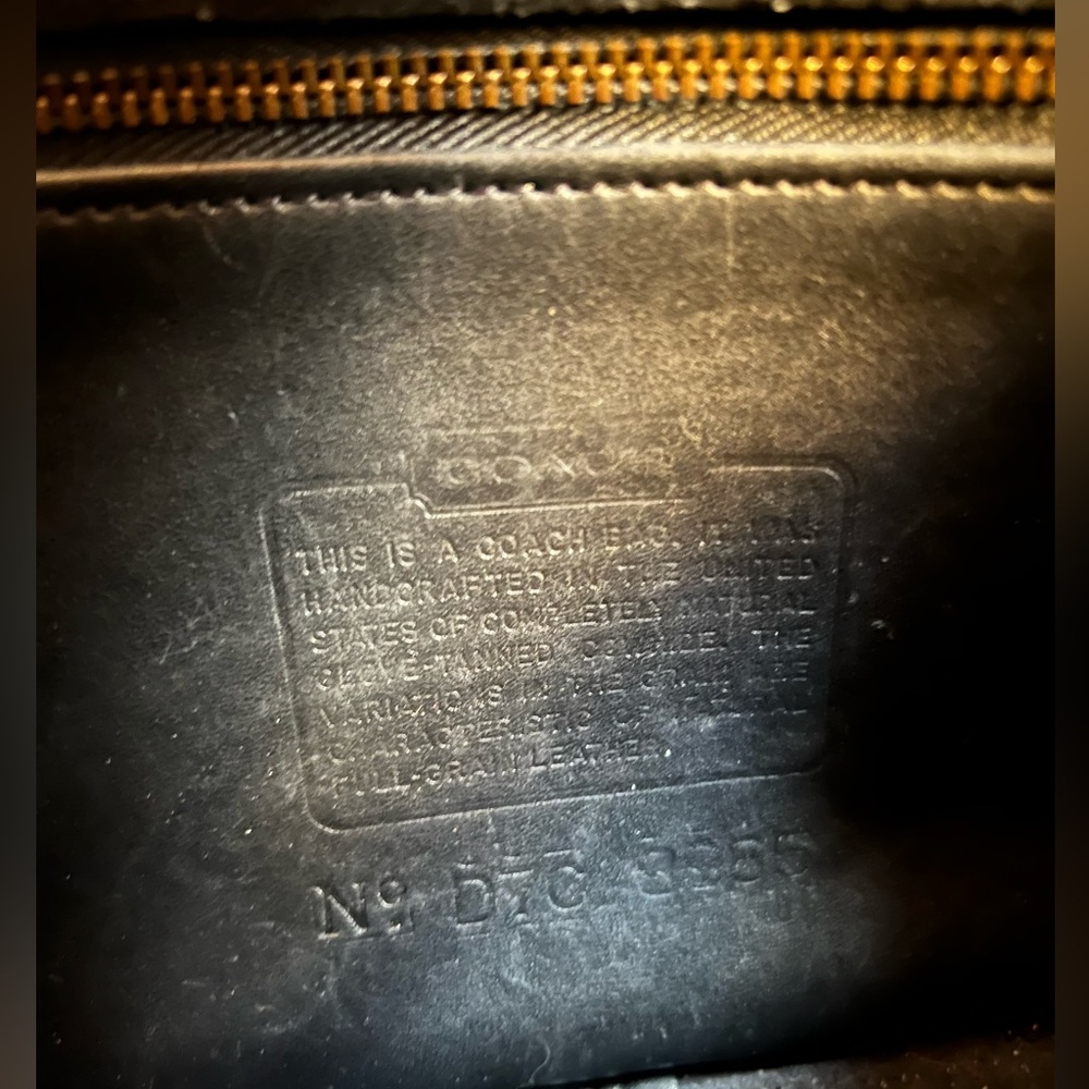Vintage Coach 9965 Black Legacy Small Flap Bag - Picture 15 of 15